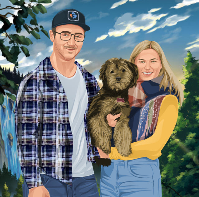 Custom Person or Pet Portrait - Portraitelle